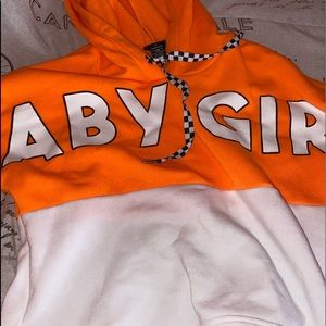 crop hoodie